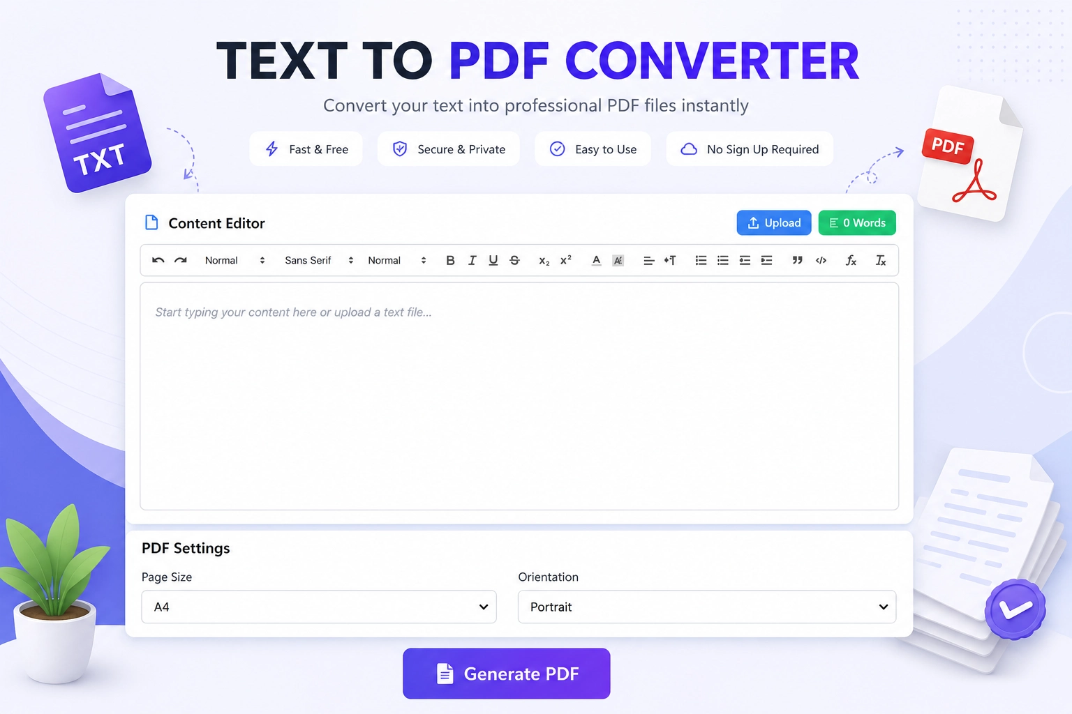 How to Convert Text to PDF Online Without Losing Formatting (Complete Guide)